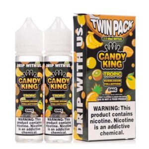 Candy King Synthetic Tropic Bubblegum Twin Pack Ejuice